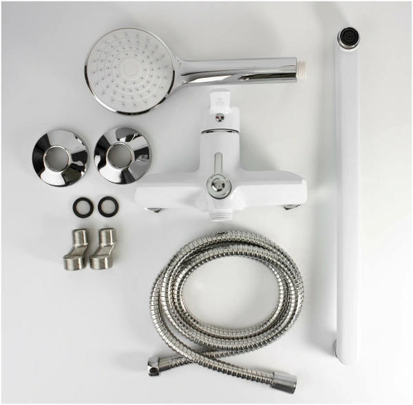 Смеситель для ванны и душа ESKO SORRENTO WHITE (SR 31W)